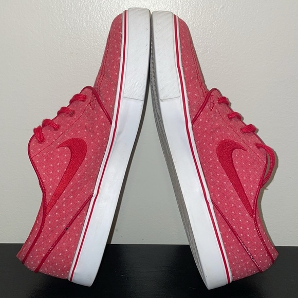 Nike Zoom Stefan Janoski Canvas Red Polka Dot Shoes Size 10. 2014 - Picture 8 of 13